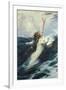 Flying Fish-Herbert James Draper-Framed Art Print