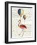 Flying Flamingo-Sue Schlabach-Framed Art Print