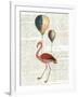 Flying Flamingo-Sue Schlabach-Framed Art Print