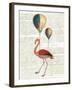 Flying Flamingo-Sue Schlabach-Framed Art Print