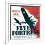 Flying Fortess, 1942-null-Framed Art Print