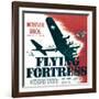 Flying Fortess, 1942-null-Framed Art Print