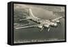 Flying Fortress, B-17E Bomber-null-Framed Stretched Canvas