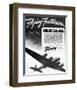 Flying Fortresses Boeing ad-null-Framed Art Print