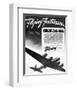 Flying Fortresses Boeing ad-null-Framed Art Print