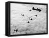 Flying Fortresses in Flight over Germany-null-Framed Stretched Canvas