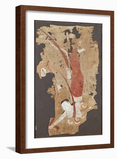 Flying Genie Or, Apsaras, from Dunhuang, Gansu Province, 9th-10th Century-null-Framed Giclee Print