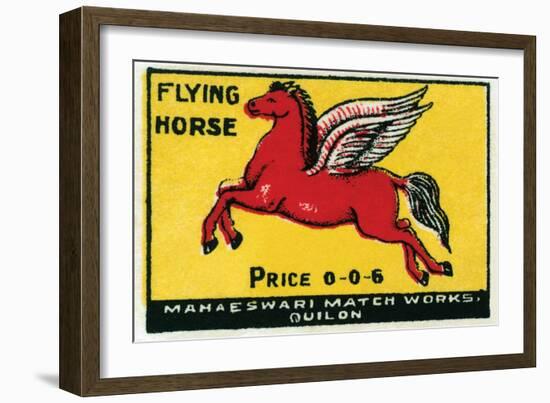 Flying Horse-null-Framed Art Print