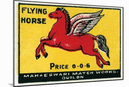 Flying Horse-null-Mounted Art Print