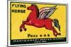 Flying Horse-null-Mounted Art Print