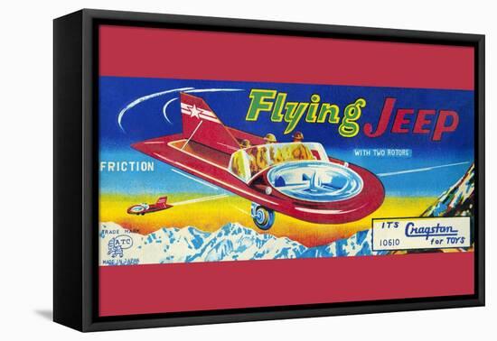 Flying Jeep-null-Framed Stretched Canvas