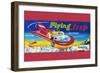 Flying Jeep-null-Framed Premium Giclee Print