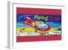 Flying Jeep-null-Framed Premium Giclee Print