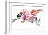 Flying Kimonas-Norma Kramer-Framed Art Print