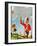 Flying Kites - Child Life-Robert O. Skemp-Framed Giclee Print