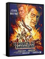 Flying Leathernecks, (aka Les Diables De Guadacanal), Robert Ryan, John Wayne, 1951-null-Framed Stretched Canvas