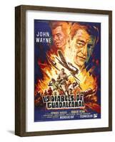 Flying Leathernecks, (aka Les Diables De Guadacanal), Robert Ryan, John Wayne, 1951-null-Framed Art Print