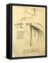 Flying Machine Part-Leonardo da Vinci-Framed Stretched Canvas