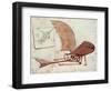Flying Machine-Leonardo da Vinci-Framed Premium Giclee Print