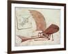 Flying Machine-Leonardo da Vinci-Framed Giclee Print