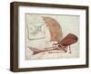 Flying Machine-Leonardo da Vinci-Framed Giclee Print