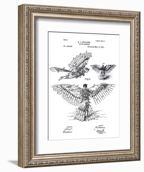 Flying Machine-null-Framed Giclee Print