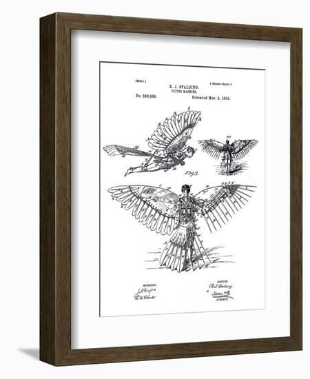 Flying Machine-null-Framed Giclee Print