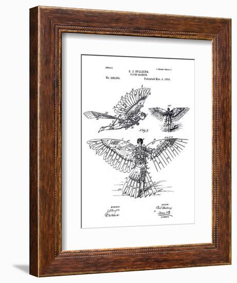 Flying Machine-null-Framed Giclee Print