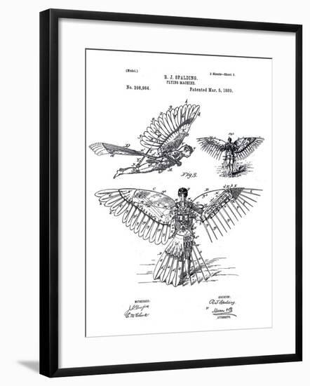 Flying Machine-null-Framed Giclee Print