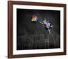 Flying On The Rooftops-Nj Sabs-Framed Giclee Print