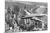 Flying over Manhattan, NYC-null-Mounted Art Print