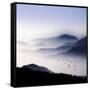 Flying over the Fog-Philippe Sainte-Laudy-Framed Stretched Canvas