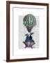 Flying Penguins-Fab Funky-Framed Art Print