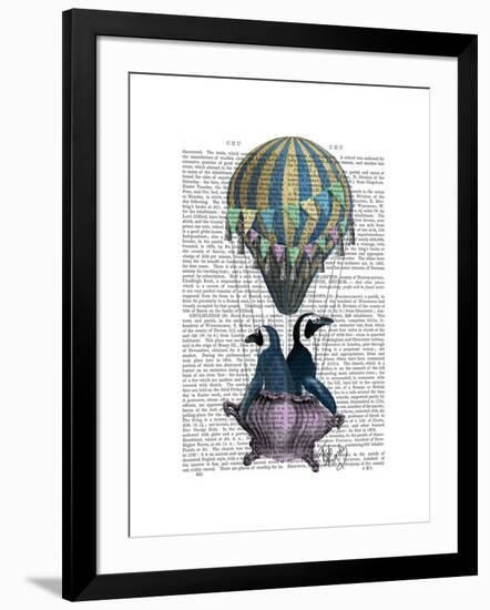 Flying Penguins-Fab Funky-Framed Art Print