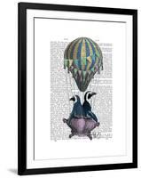 Flying Penguins-Fab Funky-Framed Art Print