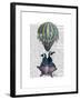 Flying Penguins-Fab Funky-Framed Art Print