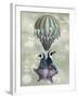 Flying Penguins-Fab Funky-Framed Art Print