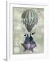 Flying Penguins-Fab Funky-Framed Art Print