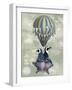 Flying Penguins-Fab Funky-Framed Art Print