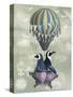 Flying Penguins-Fab Funky-Stretched Canvas