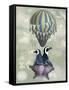 Flying Penguins-Fab Funky-Framed Stretched Canvas