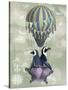 Flying Penguins-Fab Funky-Stretched Canvas