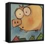 Flying Pig First Flight-Tim Nyberg-Framed Stretched Canvas