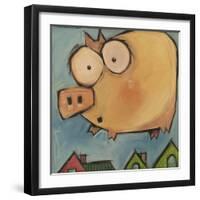 Flying Pig First Flight-Tim Nyberg-Framed Giclee Print