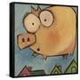 Flying Pig First Flight-Tim Nyberg-Framed Stretched Canvas