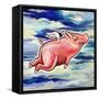 Flying Pig-Howie Green-Framed Stretched Canvas