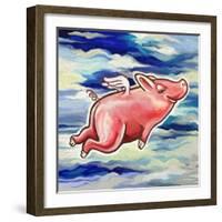 Flying Pig-Howie Green-Framed Giclee Print