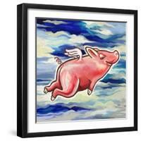 Flying Pig-Howie Green-Framed Giclee Print