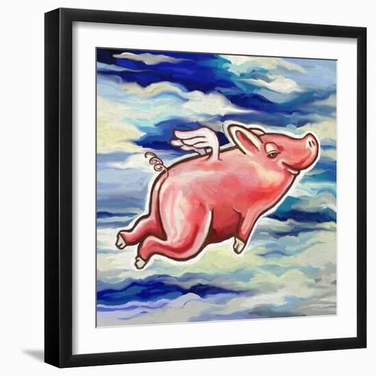 Flying Pig-Howie Green-Framed Giclee Print