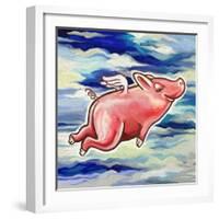 Flying Pig-Howie Green-Framed Giclee Print